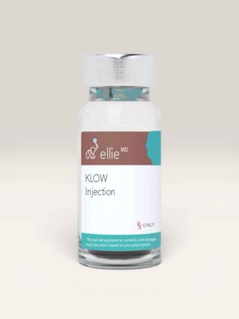 KLOW Injection KLOW is our most advanced peptide formulation yet, a powerful four-part blend designed to support how the body repairs, restores, and maintains itself over time. Formulated with BPC-157, TB-500, KPV, and GHK-Cu, each component has been studied for its role in supporting recovery pathways, inflammatory balance, connective tissue integrity, and skin health. Together, they create a streamlined approach to whole-body support, without the complexity of managing multiple therapies.
